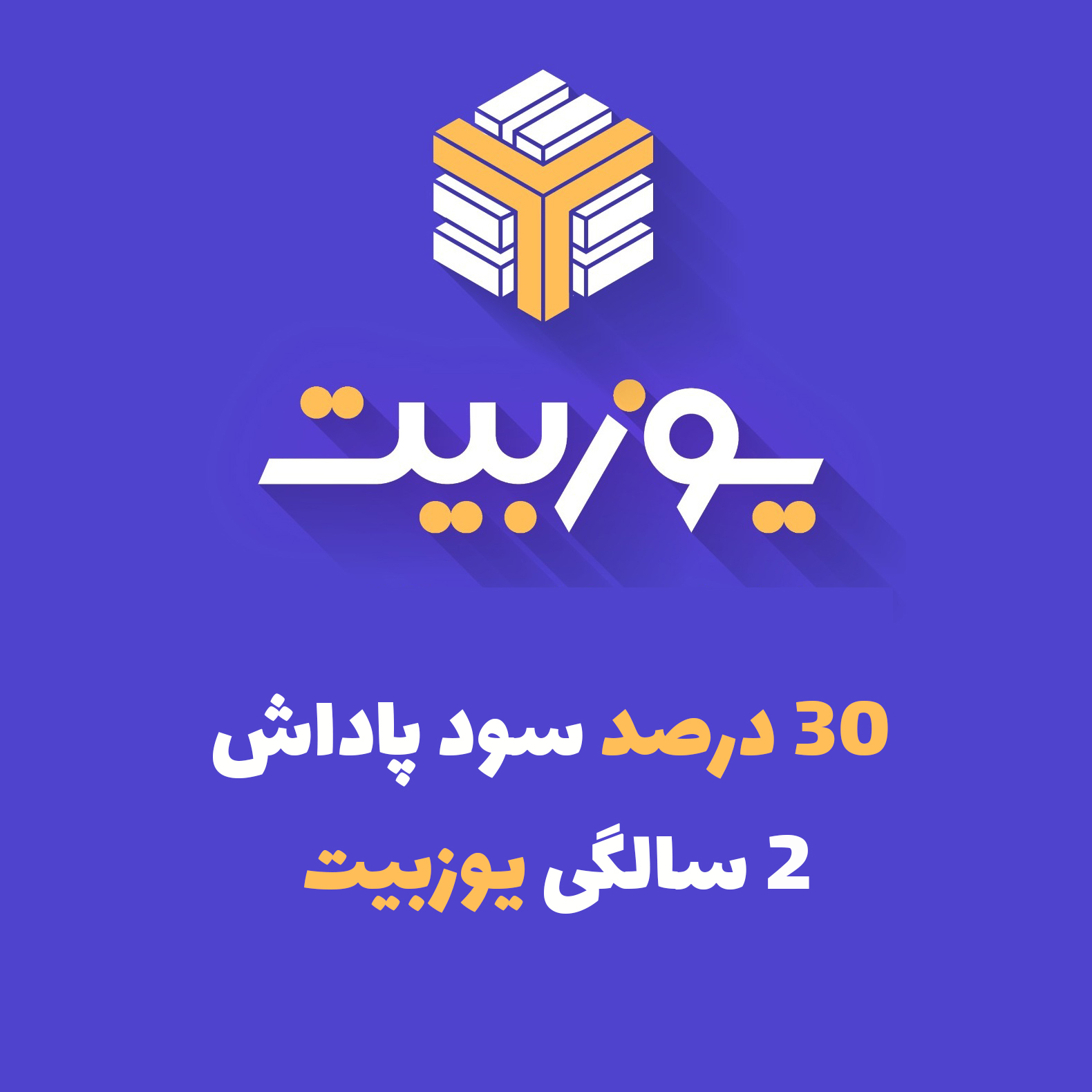 30% سود، پاداش 2 سالگی یوزبیت