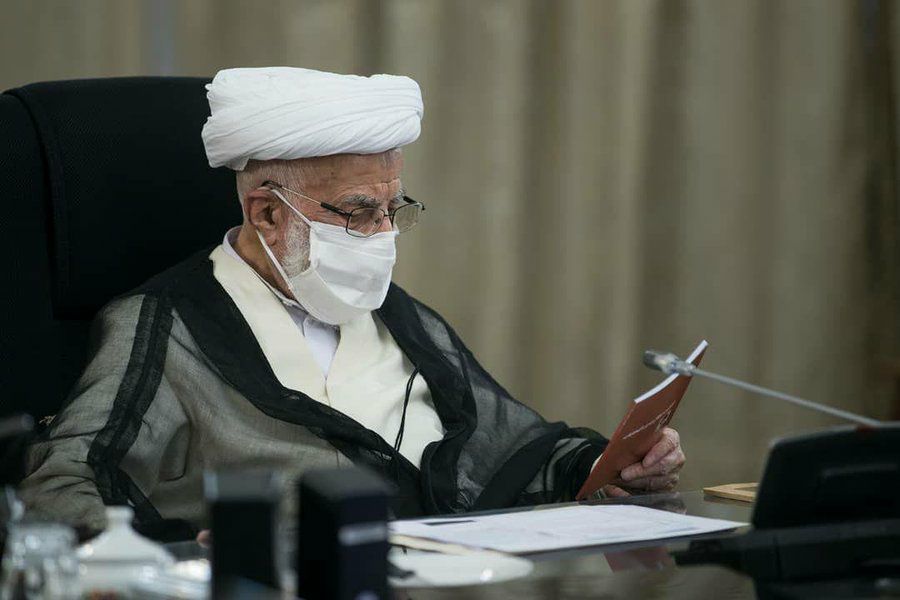 تصویر از آیت‌الله جنتی پس از شایعه ابتلا به کرونا