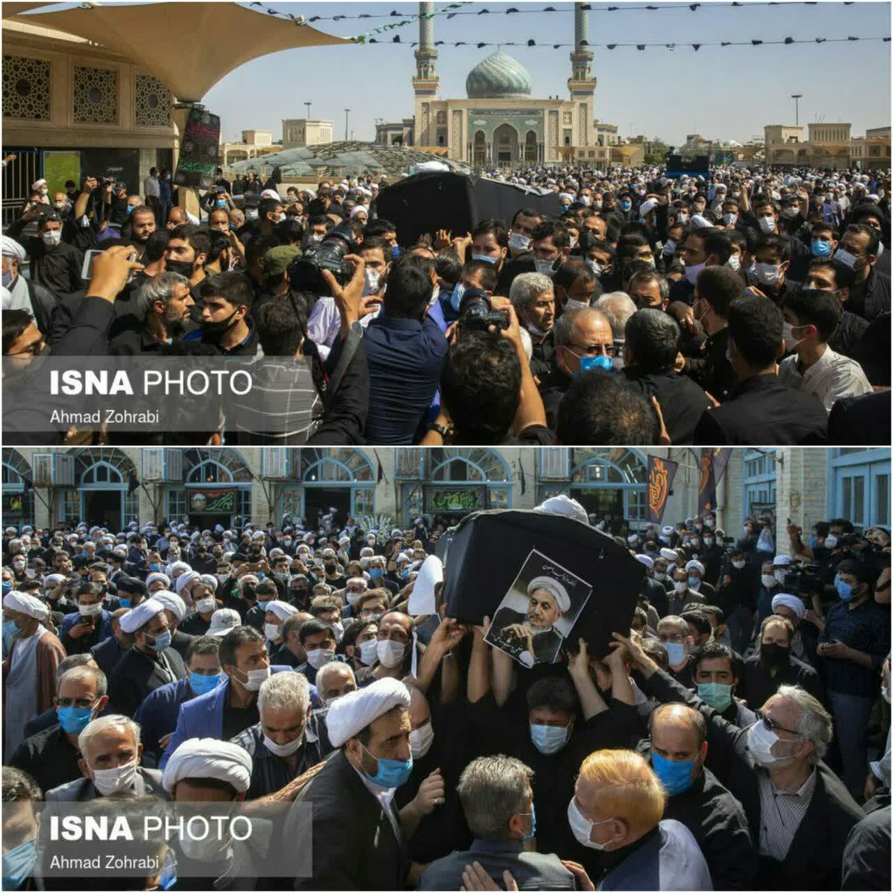 تشییع آیت الله صانعی در قم