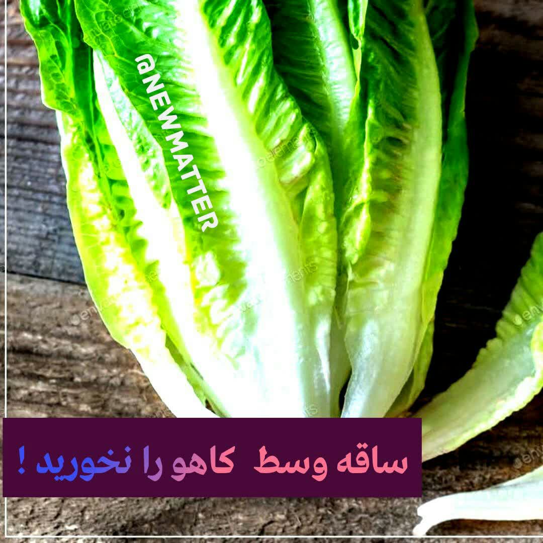 مغز کاهو را نخورید!