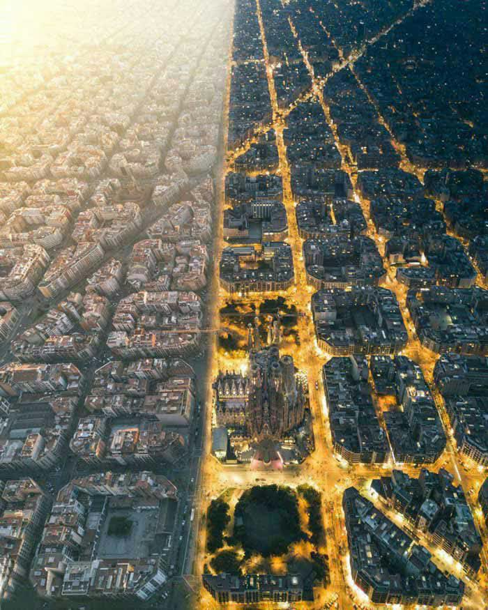 بارسلونا اسپانیا در شب و روز