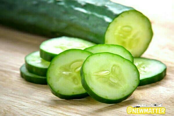 خیار برای لک های پوستی و کک و مک