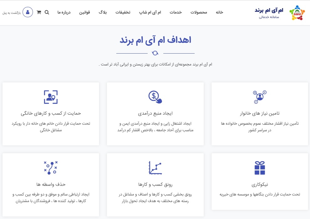 سامانه ام آی ام برند