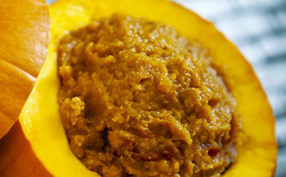 طرز تهیه قلیه کدو حلوایی