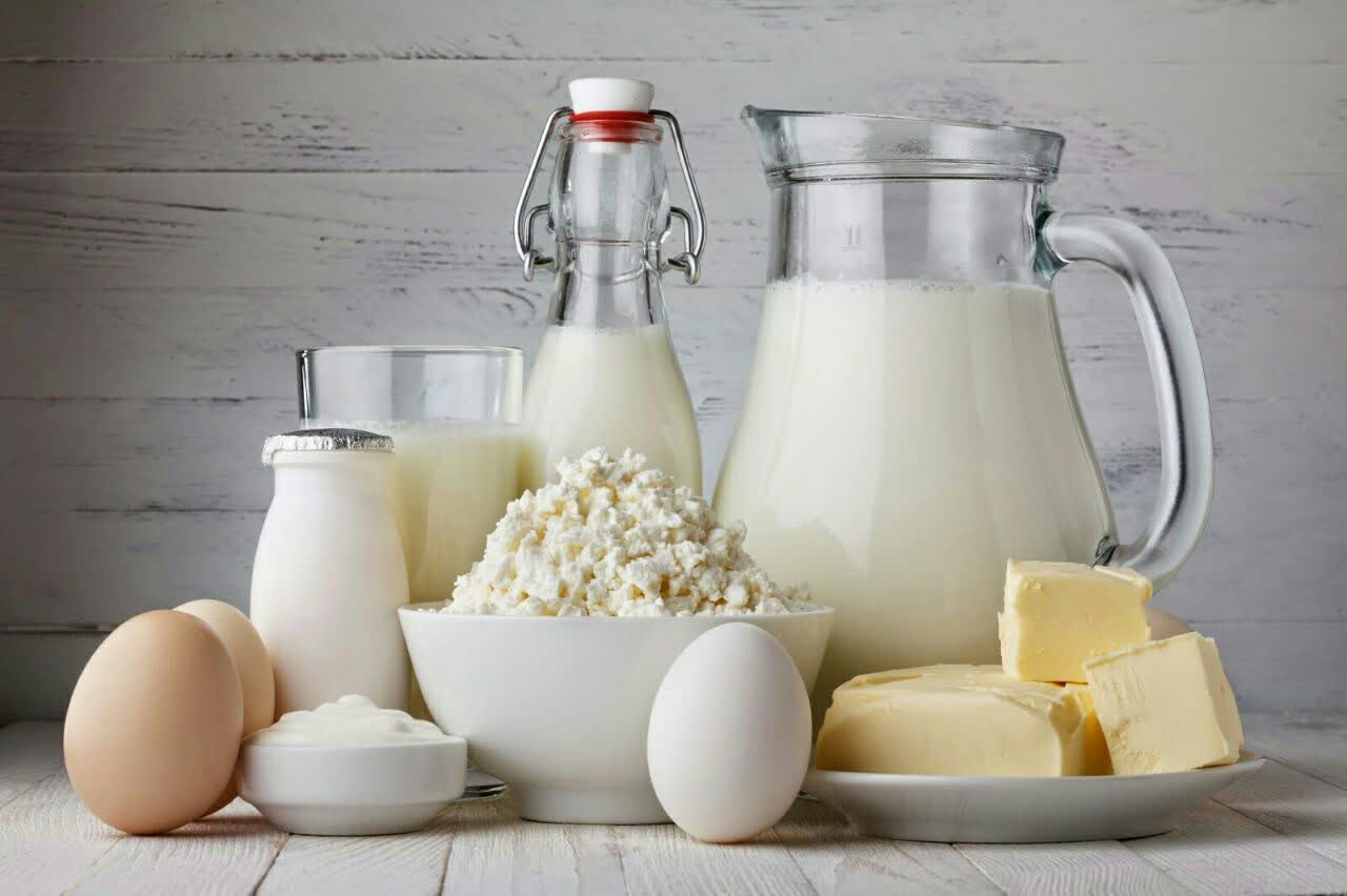 شیر و ماست منبع غنی از پروتئین و ویتامین D