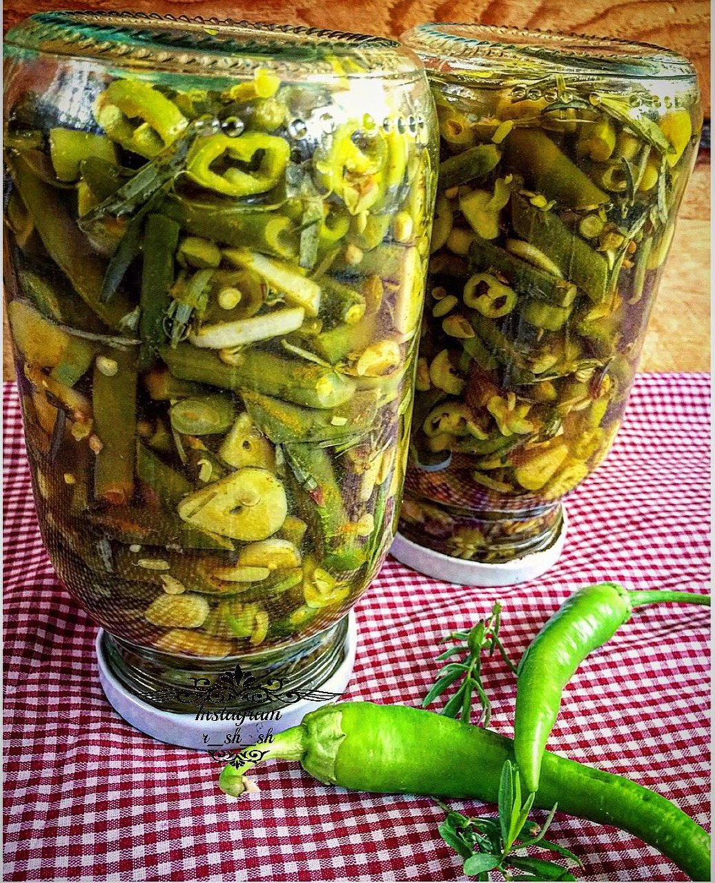 روش تهیه ترشی لوبیا سبز
