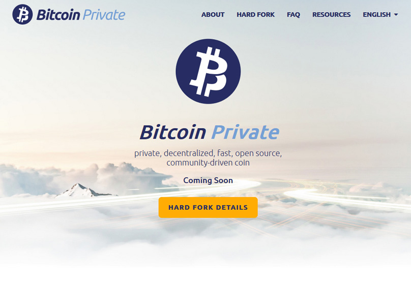ورود Bitcoin Private
