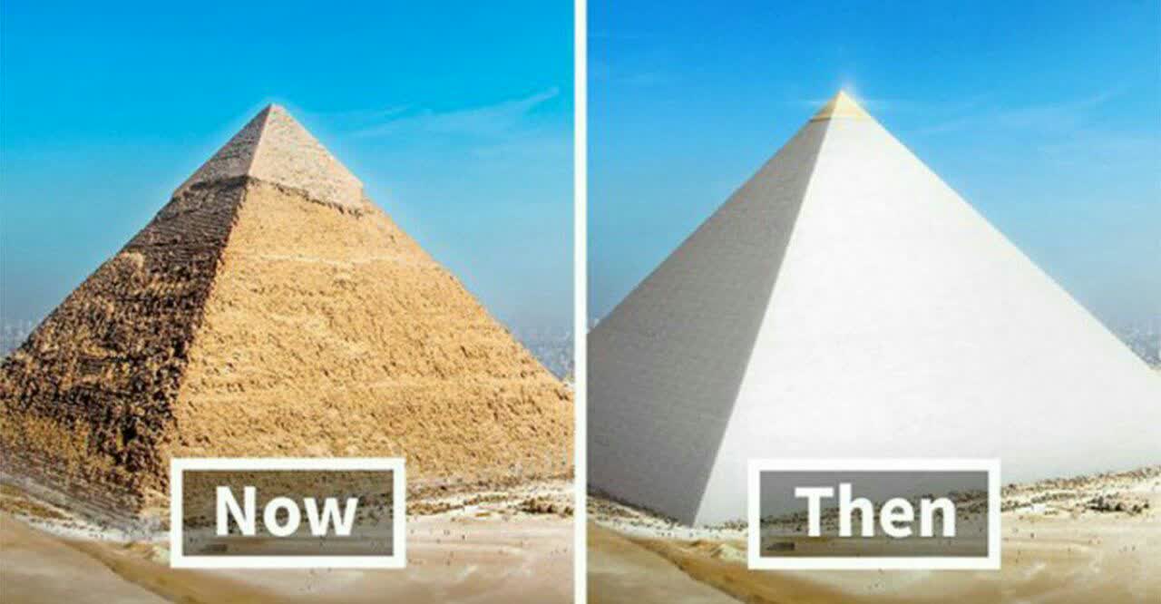 رنگ اهرام مصر