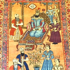 شمشیر نادرشاه نوروزها غلاف بود 