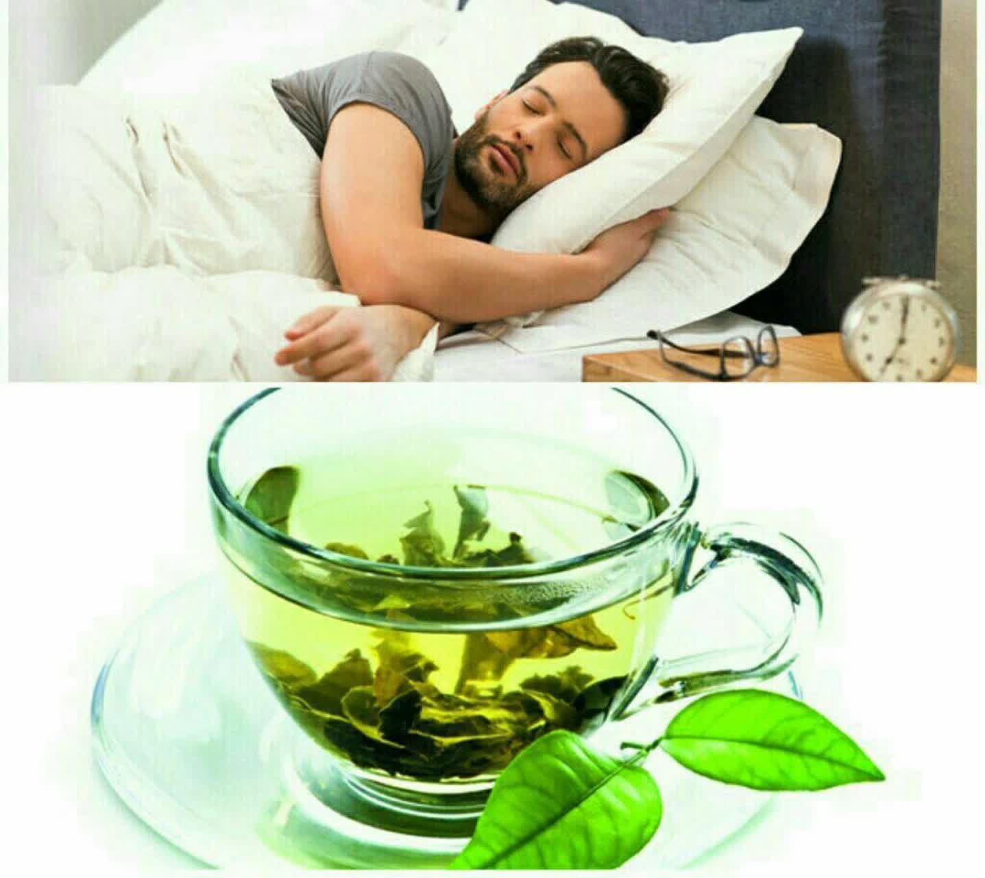 نوشیدن چای سبز قبل از خواب
