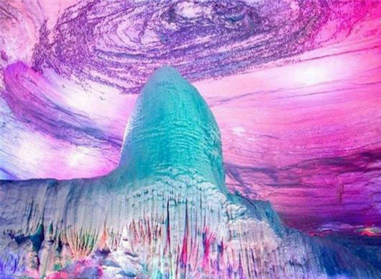 رنگی ترین غار جهان