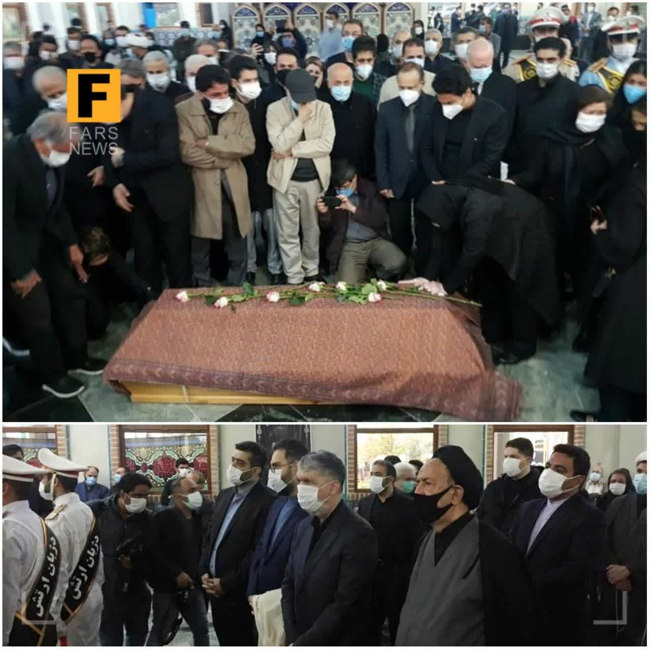 اقامه نماز بر پیکر شجریان