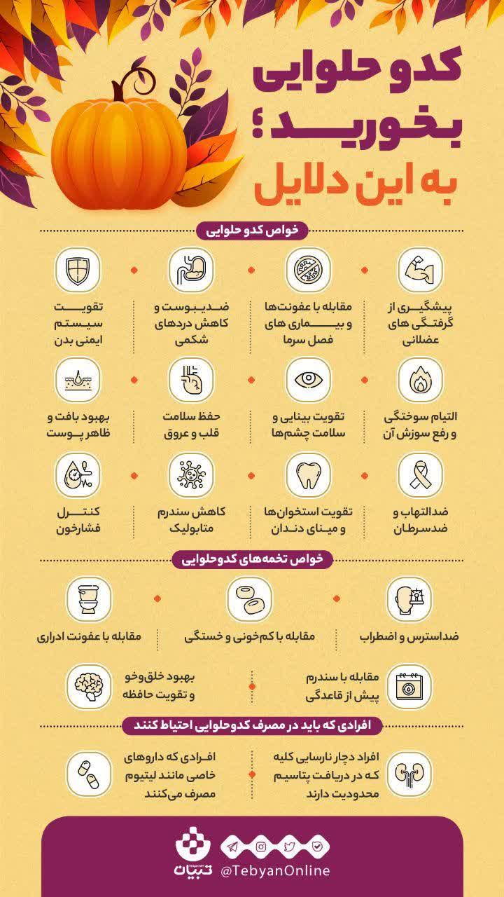 خوردن کدو حلوایی رو جدی بگیرین