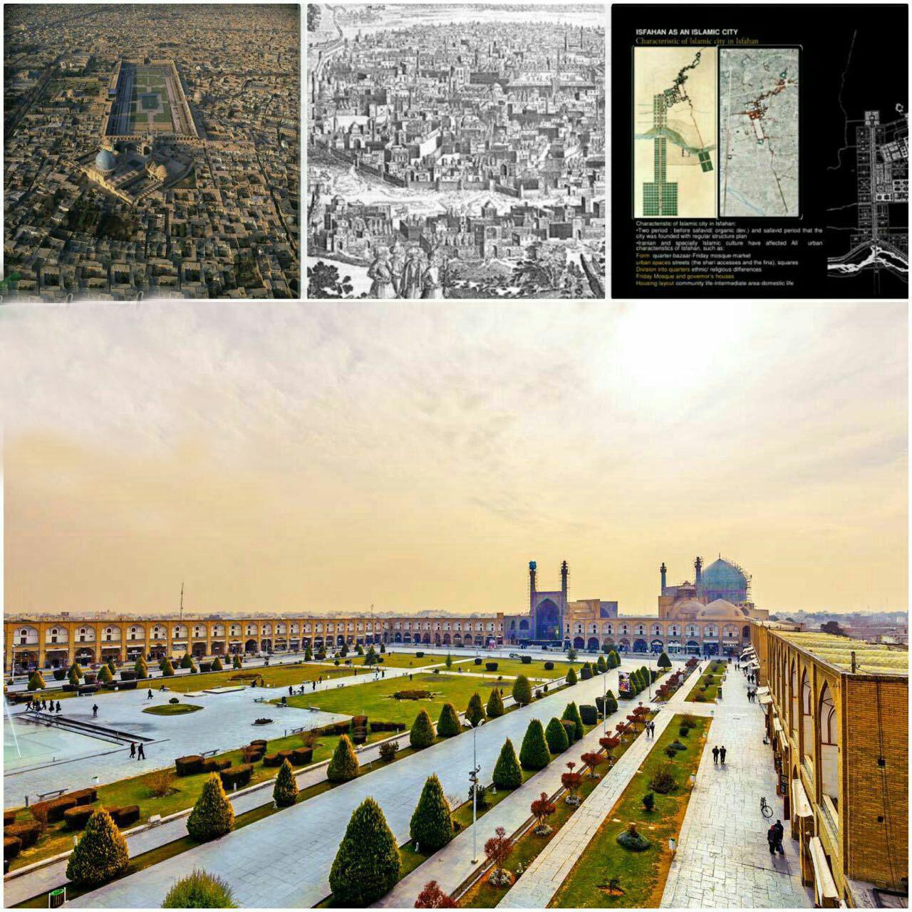 اولین طراحی شهری در ایران(اصفهان) زمان صفویه