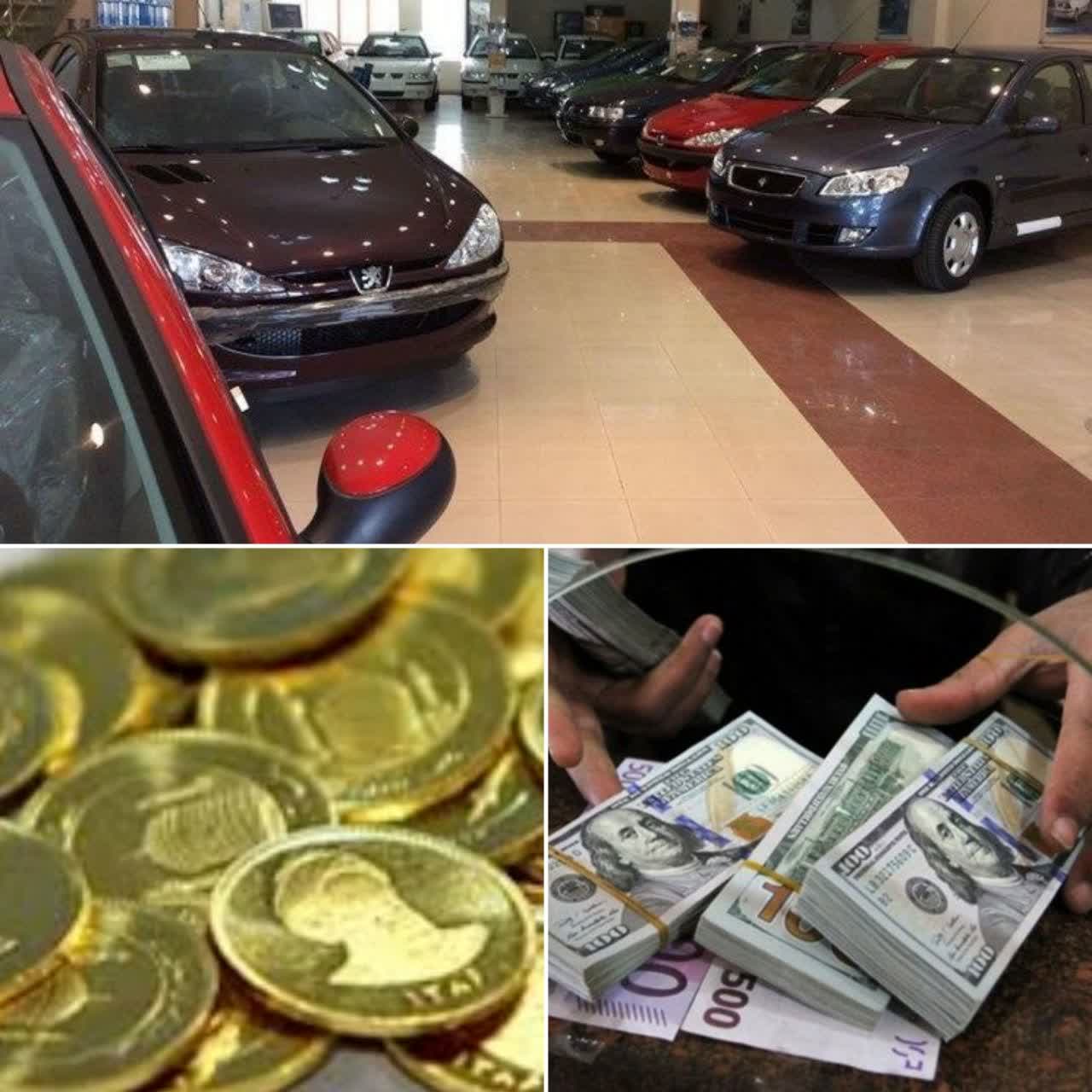 سقوط قیمتها در بازار ارز، سکه و خودرو