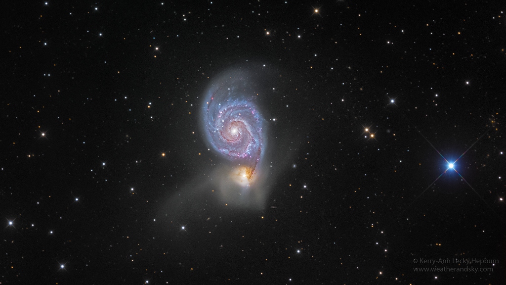 کهکشان گرداب M51