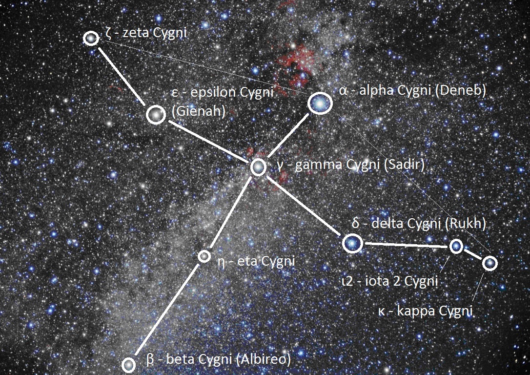 صورت فلکی دجاجه یا قو (Cygnus)