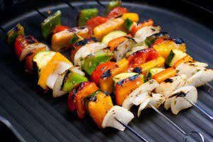 کباب سبزیجات رژیمی