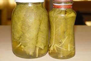 طرز تهیه ترشی برگ مو