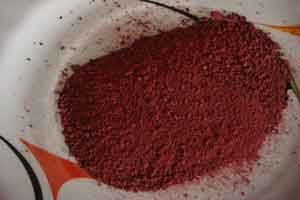 طرز تهیه پودر لبو و آب لبو برای تزئین غذا
