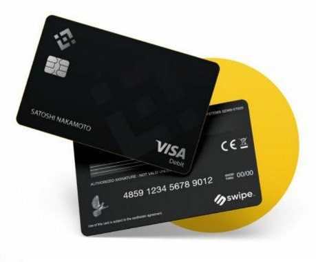 کارت اعتباری VisaCard صرافی Binance