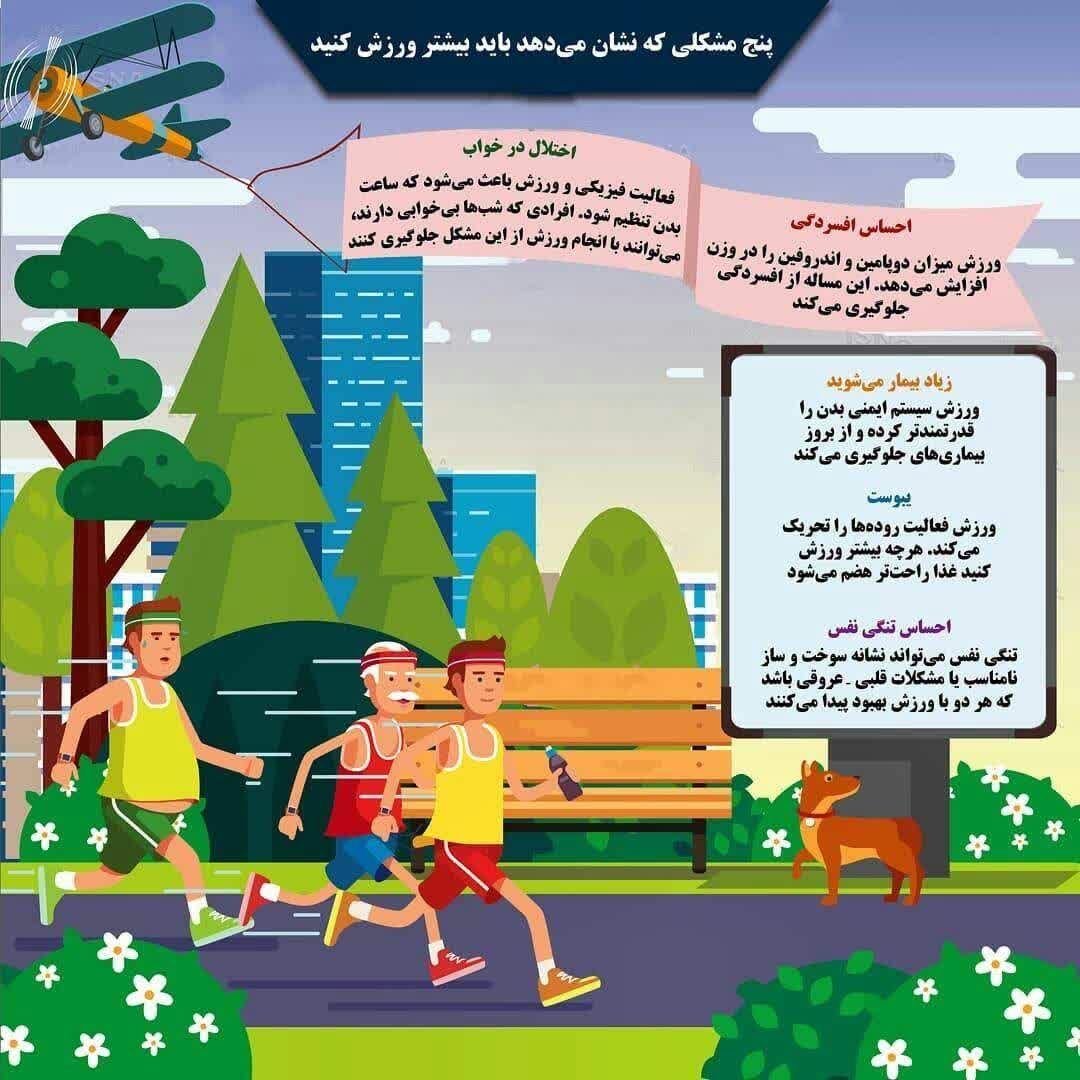 نیاز به ورزش