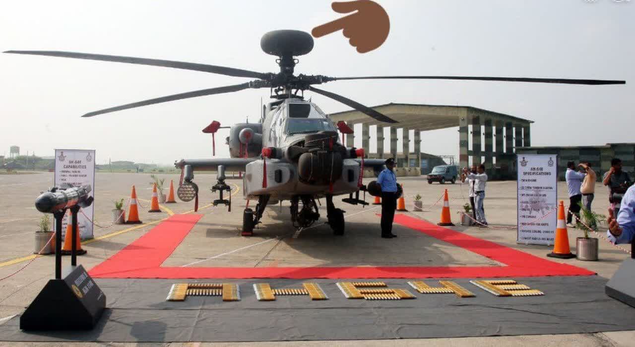 تصویری از بالگرد AH-64E گاردین آپاچی