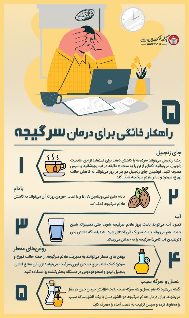 ۵ راهکار خانگی برای درمان سرگیجه