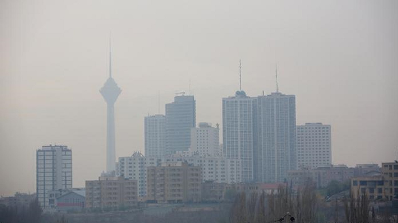 آلودگی هوای تهران به مرز هشدار رسید