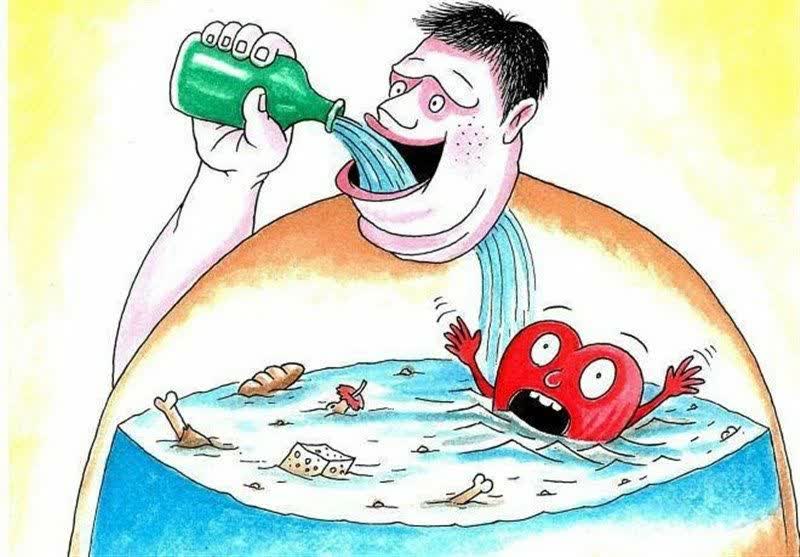 چرا پرخوری باعث ضعف قلب میشود