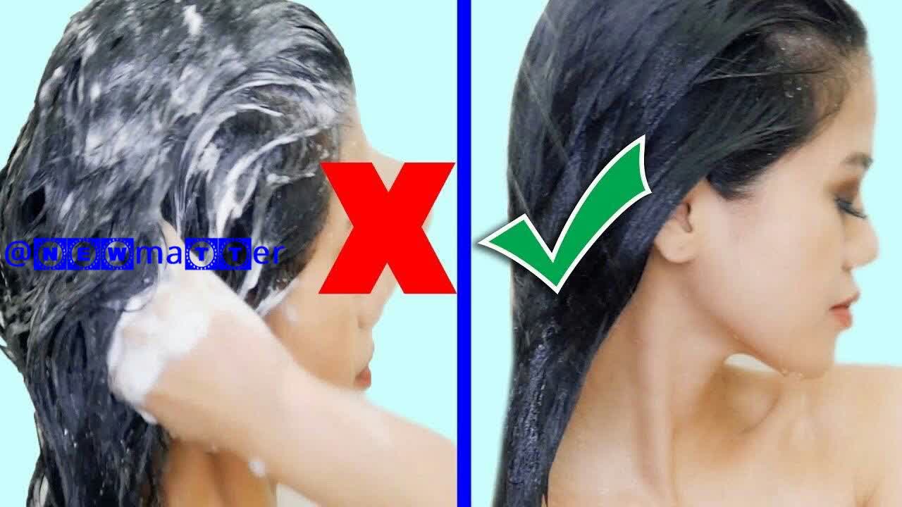 پیش از شامپو زدن، موها را چرب کنید