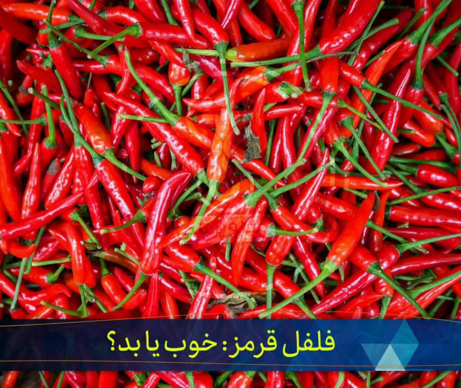 فلفل قرمز ،خوب یا بد 