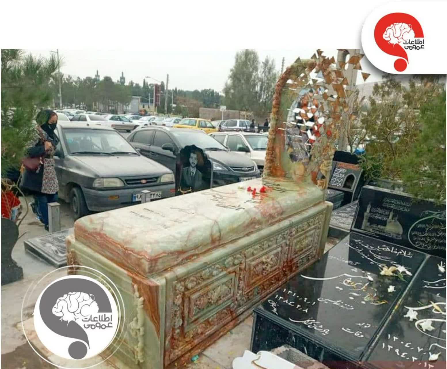 سنگ قبر ۲۲۰ میلیونی در کرمان