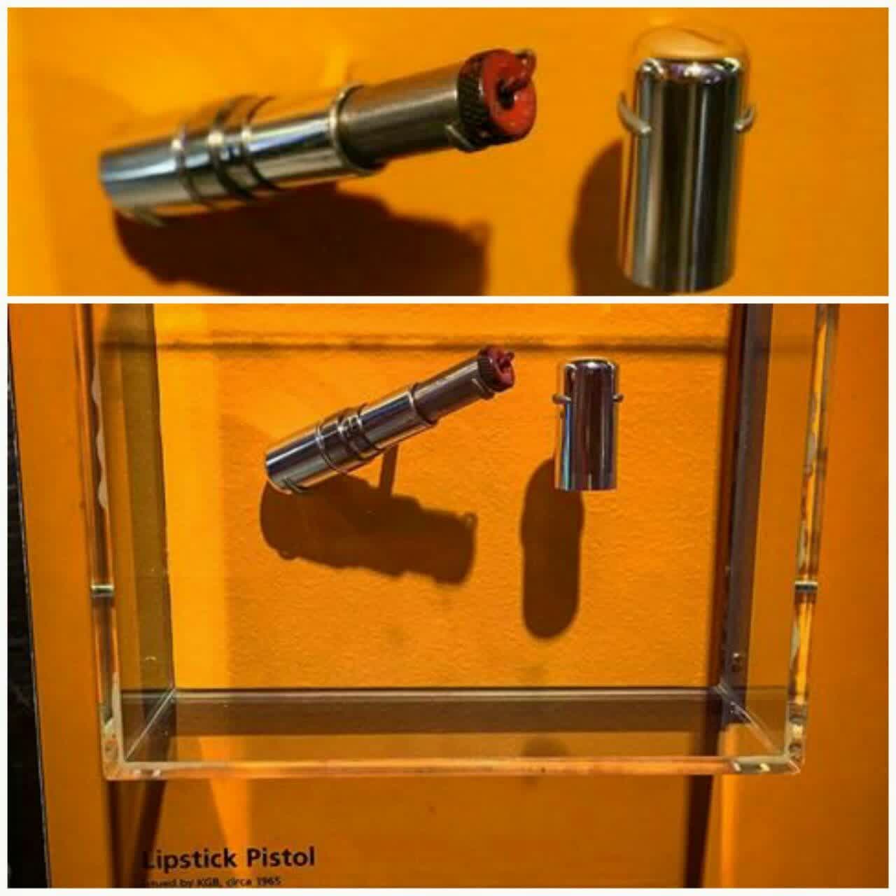 اسلحه طراحی شده به شکل رژلب
