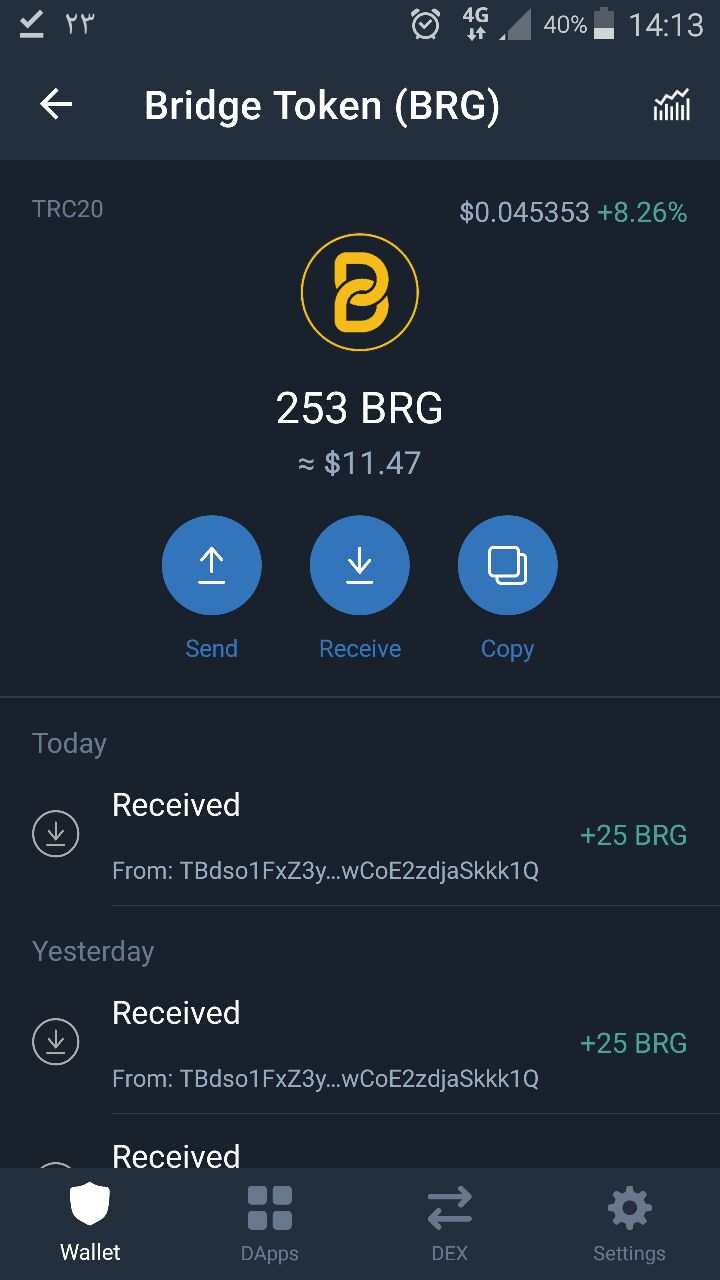 ایردراپ توکن BRG
