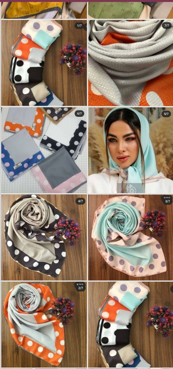 روسری مزونی شیک