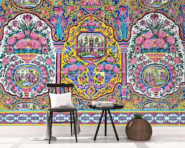 کاشی سنتی برای نمای ساختمان