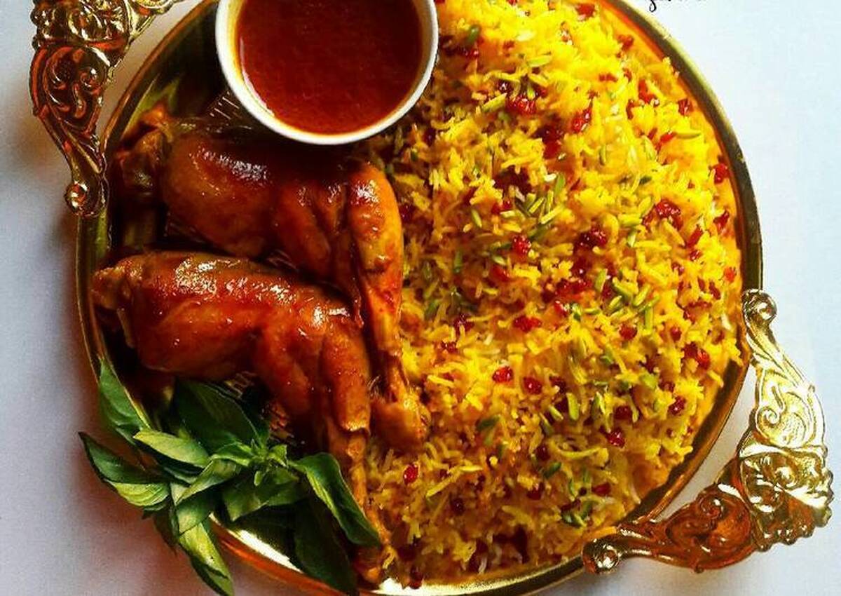 طرز تهیه زرشک پلو با مرغ رستورانی