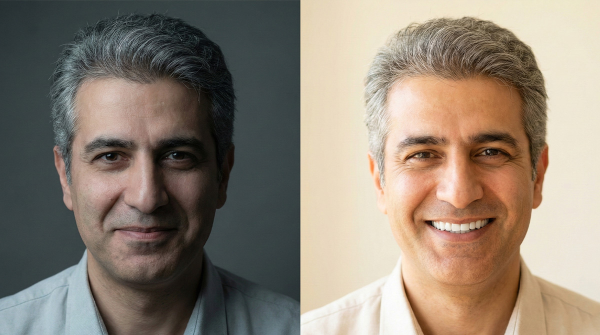 اصلاح لبخند انسان را شاد میکند؟