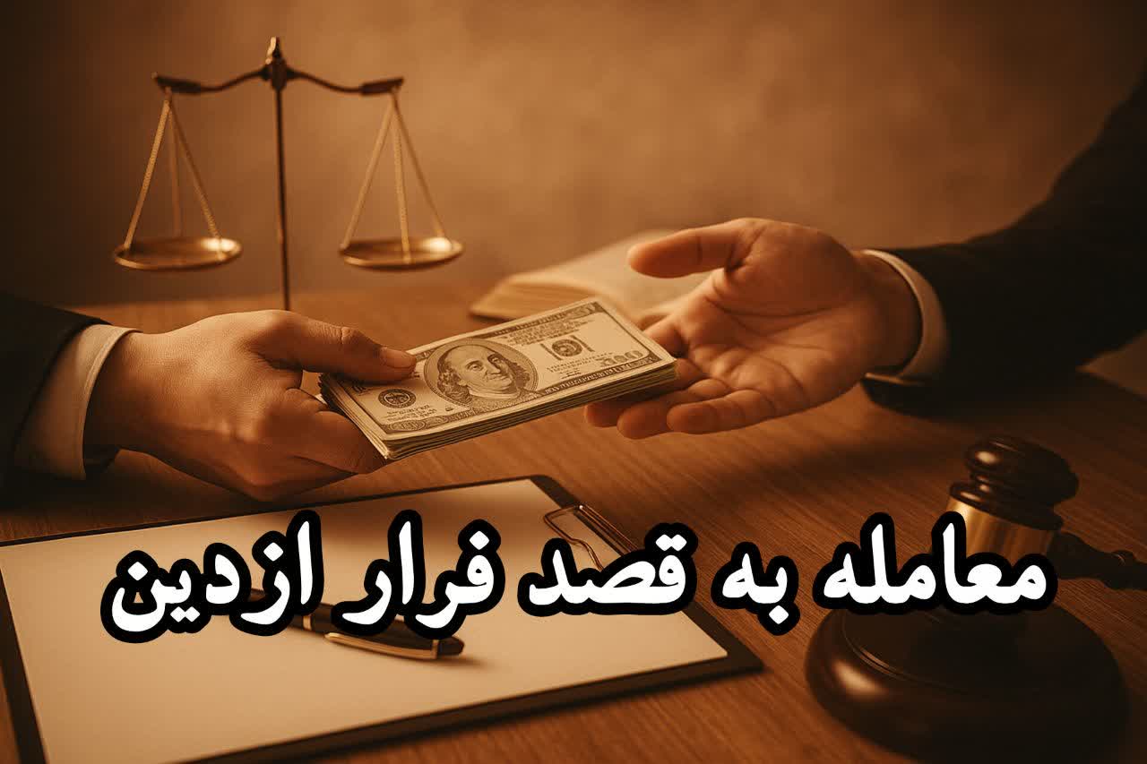 معامله به قصد فرار از دین در اعتراض ثالث اجرایی